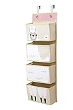 3 Sprouts Hanging Wall Organizer- Storage for Nursery and Changing Tables