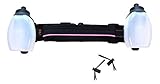 SPIbelt Hydration Belt Venture Series - No Bounce Belt with 2 8oz Bottles, Pocket fits iPhone 6S Plus & Samsung Galaxy Note (Hot Pink)