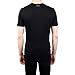 Versace Collection Men's Cotton Angular Medusa Graphic T-Shirt Black Gold