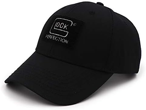 VIIMON New 2019 Tactical GLOCK Shooting Sports Baseball Cap Fishing Caps Men Outdoor Hunting Jungle Hat Airsoft Hiking Casquette Hats (Color : Black)
