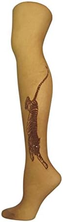 Women's 6-Pack Nylon Fashion Pantyhose Flock & Rhinestone, (Regular, Coffee, # 15)