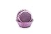 Fox Run Light Pink Foil Disposable Bake Cups, 3 x 3 x 1.25 inches