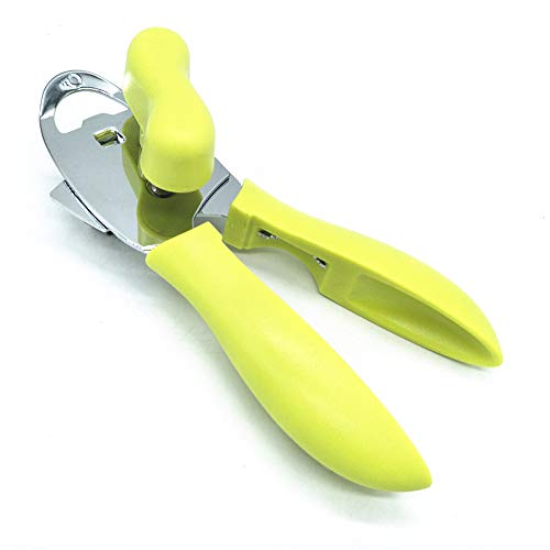 Manual Can Opener with Smooth Edge, Portable 4in1 Stainless Steel Can