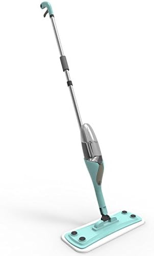 Spray Mop with Reusable Microfiber Pad Kit Floor Cleaner Washing Dust Dusting Mop Mopping Dry Wet Mops Cleaning Tools for Floor Cleaning Hardwood Floors Bathroom Laminate