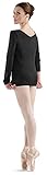 Bloch Women's Celine V-Neck Comfort Long Sleeve Top