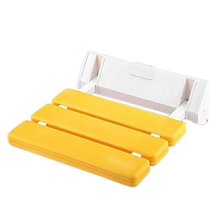 9milelake Wall Mounted Drop Leaf Stool Foldable Shower