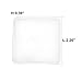KOOBA 2pcs Square Makeup Sponges with 1 Travel Case, Beauty Face Primer Compact Powder Puff, Blender Sponge Replacement for Cosmetic Flawless Foundation, Sensitive and All Skin Types