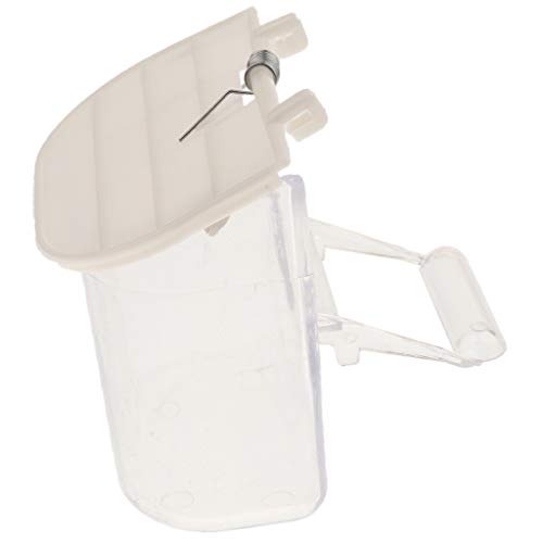 Flameer Cage Bird Feeder Food Container – No Mess for Parrots Canaries Conures Pigeon