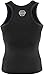 JustOneStyle New 076 Black Skin Tights Compression Base Layer Sports Sleeveless Top Mens
