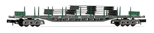 Wagon Plat Arnold HN6406 RENFE Type Rgs Chargé De Métal – échelle N