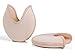 JUMUU 1Pair Gel Toe Caps Soft Ballet Pointe Dance Athlete Shoe Pads for Girls Women (Skin, Middle)