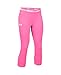 Under Armour Girls' UA HeatGear Armour Solid Capri Youth X-Small Pink Punk