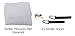 Ritmart Baby Mosquito Net for Stroller, Car Seat & Crib + Hooks (3-Piece Set) - Infant Bug Netting for Carrier, Bassinet & Pack N Play. 50 x 46 Inch, White, Large and Elastic