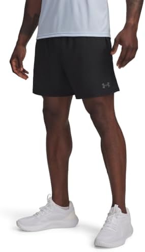 Under Armour Men's Train Stretch 2.0 Shorts, (001) Black/White