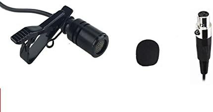 Lavalier Tie Clip Microphone for AKG Samson Wireless 3 Pin Mini XLR (TA3F)