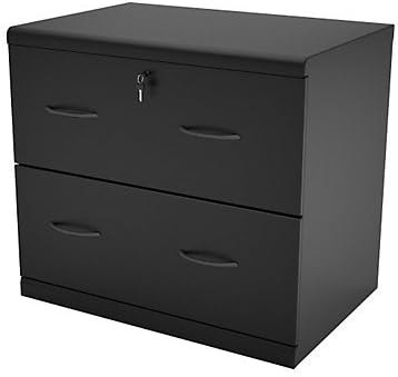 Morton Two Drawer Lateral File - 29"W(Black)