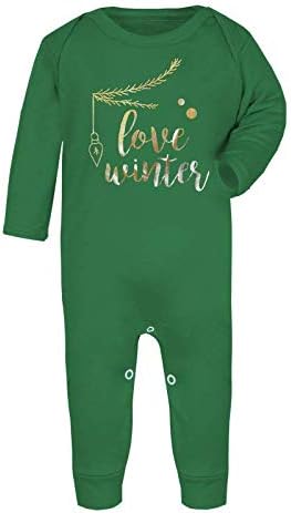 Love Winter Christmas Baby and Toddler Romper Suit