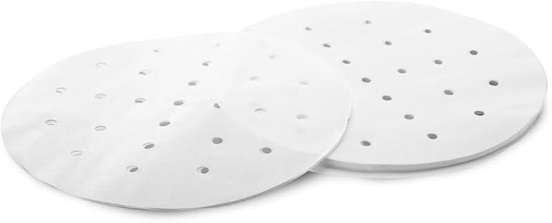 Pack 4 Accesorios para Freidora de Aire sin Aceite, 3.5L o más, Molde Bizcocho, Parilla, Pinchos, Soporte para Tostadas y Papel Vegetal, Sin BPA