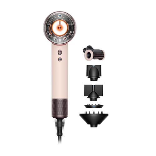 Dyson Supersonic Nural™ Haartrockner Straight+Wavy – Schnelles, intelligentes Trocknen ohne Hitzeschäden, automatische Temperaturregelung, 5 intelligente Aufsätze für glattes bis welliges Haar