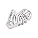TERNENCE Comfortable Male Chastity Belt Ergonomic Design Long Cock Cage K945 (45mm M Size)