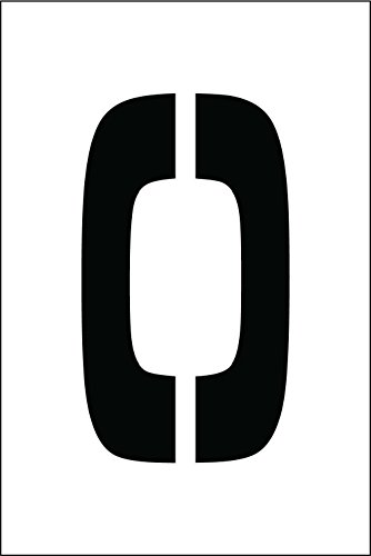 National Marker Corp. PMC4-0 Stencil, Number 0, 4 Inch
