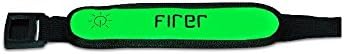 Firer Led Armband, Running Gear, Reflective, Safety Light, Cycling or Walking with Dog, Lightweight High Visibility Safety LED Light for Runners. "Created by Athletes"