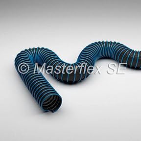 Masterduct Vehicle Exhaust Hose Rated for 350 degrees F. - Carflex 350 - 3" dia. X 25'