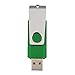 TOPESEL 10 Pack 16GB USB 2.0 Flash Drive Memory Stick Fold Storage Thumb Stick Pen Swivel Design (16G, 10PCS, Green)