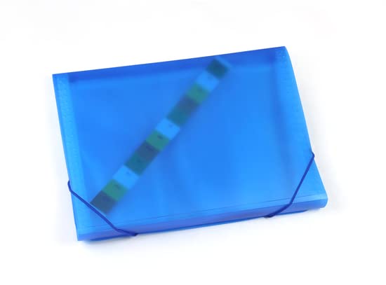 Document Holder 12 Compartments A4 Blue