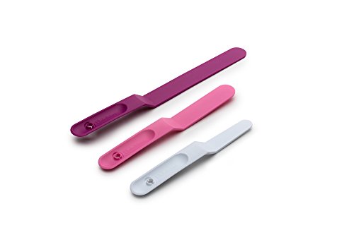 Bakelicious 73814 Icing Spatula Set, 3-Piece, Nylon, Multi-Color