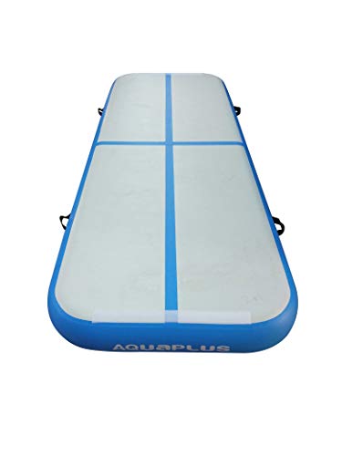 Aqua Plus Inflatable Air Track Tumbling Mat 3.28ft,10ft,13ft,17ft,20ft,23ft,26ft,30ft,33ft,36ft,40ft Gymnastics Airtrack 4,8 inches Thickness Exercise Training Mat Cheerleading Yoga Beach Boat Board