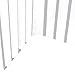 Pure Safety Vertical Crib Liners 2 Pack in Luxurious White Minky