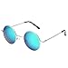 Joopin-Round Retro Polaroid Sunglasses Driving Polarized Glasses Men Steampunk