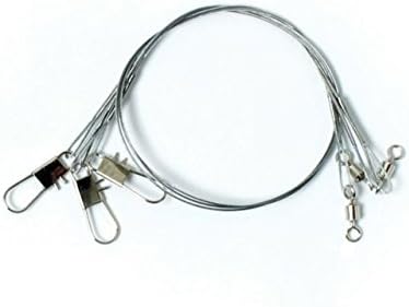 Eagle Claw Clear/Bright Heavy Duty 12" Wire Leaders 3-Pack