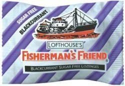 Dual pack of Fisherman's 25g Friend Blackcurrant Flavour Lozenges with Sweete... by Fishermans