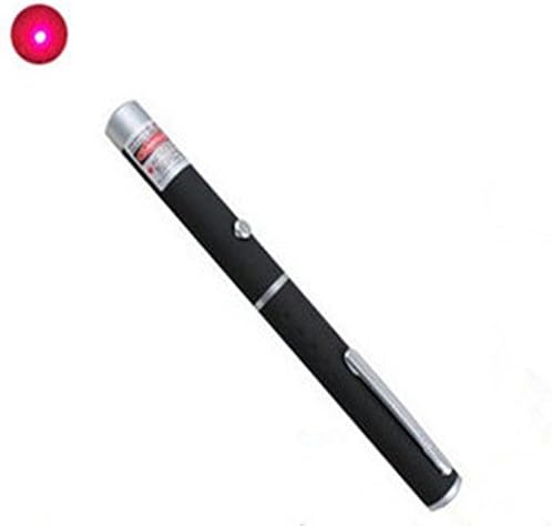JOU Powerful Laser Pointer Pen Visible Beam Light Lazer High Power 532nm Projection pen (5mw) (red)