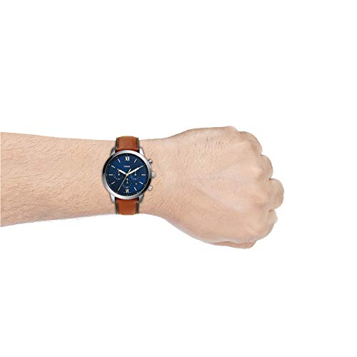 Fossil-Mens-Neutra-Chrono-Stainless-Steel-Quartz-Watch-with-Leather-Strap-Brown-22-Model-FS5708SET