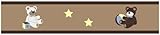 Chocolate Teddy Bear Baby and Kids Wall Border by Sweet Jojo Designs