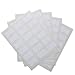 Crinklee Waterproof Essential Oil Labels, 90 Scallops, 2.2x1.3 Inches, Oil Proof, Highly Durable, Strong Glue, for 10ml and Larger Bottles and Rollers