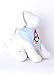 Tail Trends Christmas Dog Bandanas Penguin Designer Appliques 100% Cotton