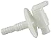 JR Products 03182 Dual Barbed Drain Cock , White