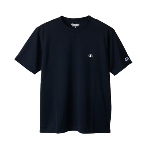 半袖シャツ 丸首 吸水速乾 UVカット ワンポイントロゴ ショートスリーブドライTシャツ トレーニング C8-TS310-090-L