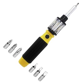 Vmoni Bit 360 6 in 1 Multi Functional Screw Driver Set for Home Includes 6 Different Sized Bits