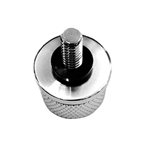 Goldfire 1/4" 6mm Aluminium Alloy Motorcycle Seat Mount Bolt Screw Cap Rear Fender Seats Screw Compatibility for Harley (Silver)