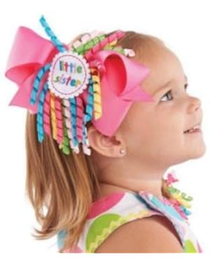 Baby Girls Little Sis Hair Bow