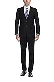 P&L Men's 7-colors Slim Fit Two-piece Single Breasted 2-button Suit Jacket Pants Set
