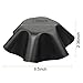 Tortilla Bowl Molds, 4Pcs Nonstick Tortilla Pan Set Thicken Carbon Steel Taco Salad Bowl Makers Baking Molds for Kitchen - Black