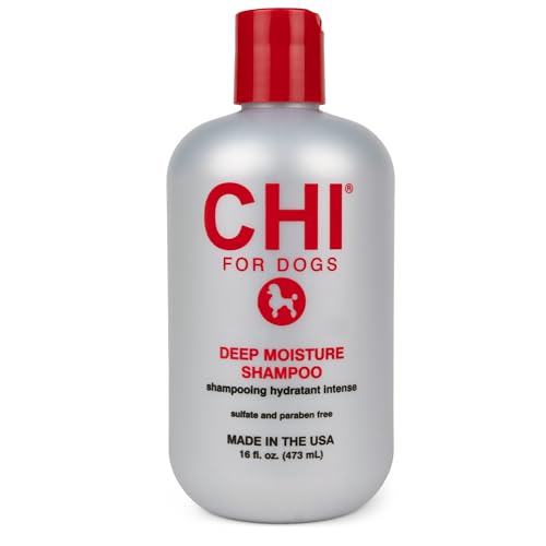 CHI for Dogs Deep Moisture Shampoo pH Balanced Hydrating Dog Shampoo Dry Skin I…