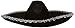 Forum Novelties Men's Adult Mexican Sombrero Costume Hat, Black, One Size