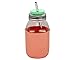MJL Silicone Straw Hole Tumbler and Fermentation Lid with Rust Proof Band for Mason Jars (2 Pack, Charcoal Gray, Wide Mouth)